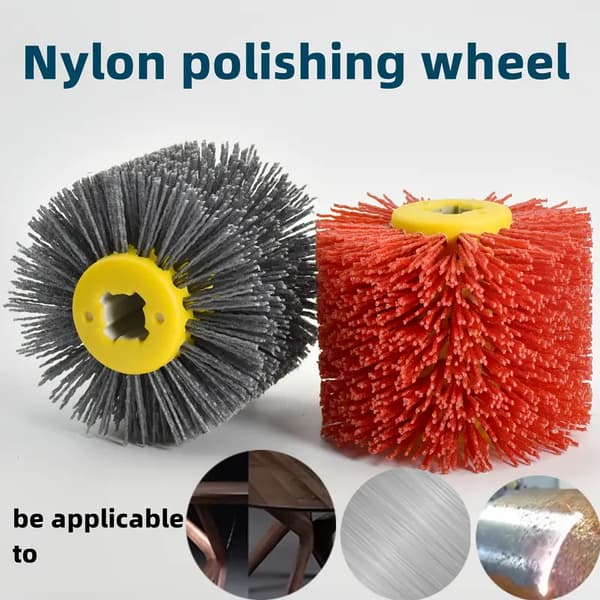 Kiselkarbid Nylon Tråddragningshjul 80 Korn Träpolering