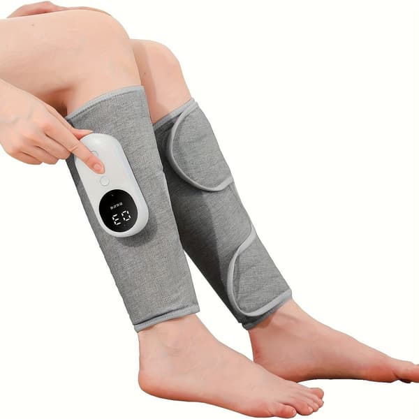 Vibrerende lymfedrænage-massager til ben, genopladelig (2 enheder).