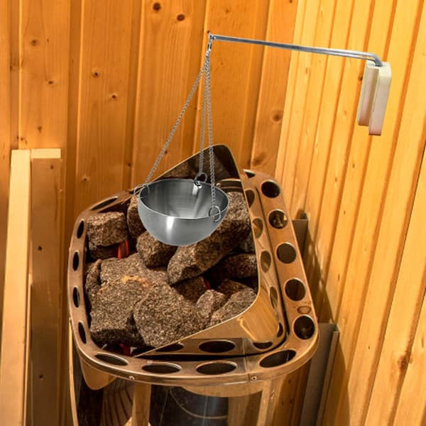 Sauna æterisk olie kop aromadiffuser i rustfrit stål tilbehør til saunarum