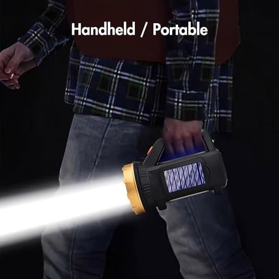 Vandtæt Solar USB Genopladelig LED Nødlygte