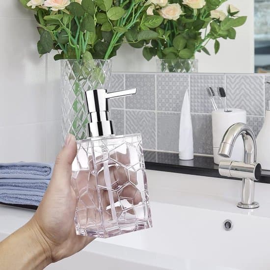 Akryl Tvålpump - 2 Delar - 650 ml - Flerfärgad