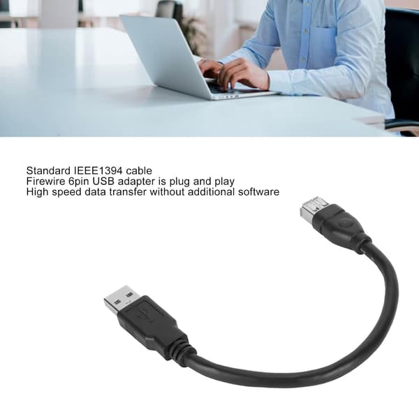 1 stk. 6-benet til USB-adapterkabel til digitalkamera