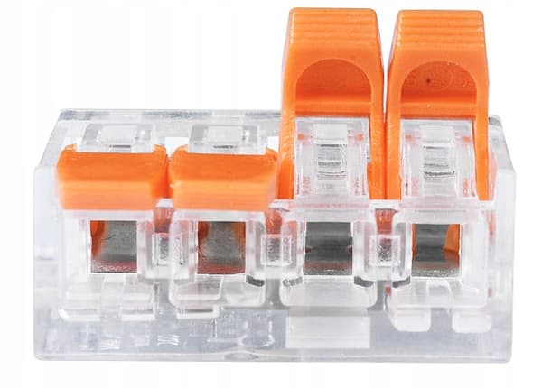Snabbkoppling Kabelkoppling 4-vägs Kopplingskub 4x4 10-pack