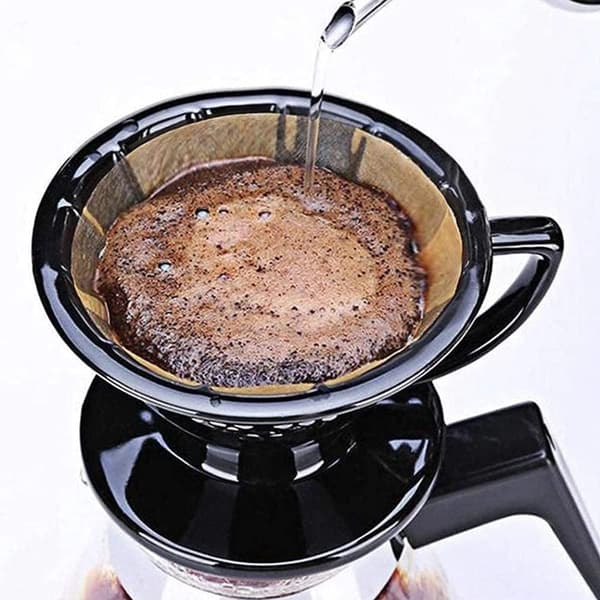 800 træfarvede kaffefilterpapirer, 64 mm runde kaffe-/tefilterpapirer