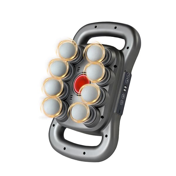 Kraftfuld massager med LCD-skærm og flere hastighedsindstillinger