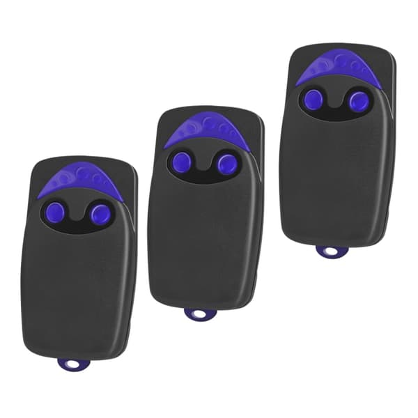 3-pack fjärrkontroller för NICE FLOR-S FLO2R-S | 2 knappar, 433,92 MHz