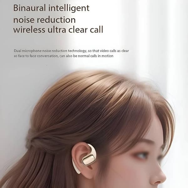 Bluetooth-hörlurar, over-ear-modell, brusreducering, digital display, touchkontroll, 400mAh batteri, svart.