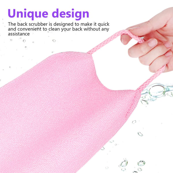 4-pack exfolierande handdukar ryggskrubb unisex