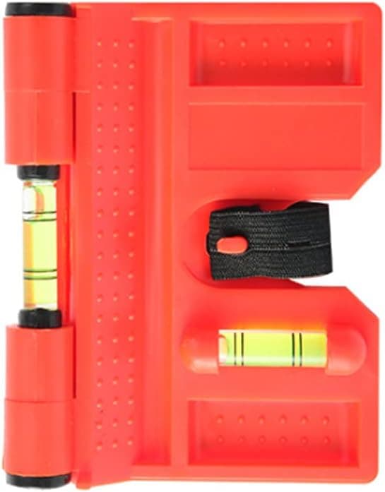 Vattenpass, 2-pack vikbart magnetiskt stolpvattenpass, korsbubbelvattenpass