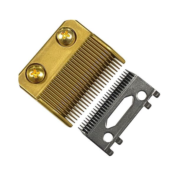 Hårklipperblade til Babyliss Clipper Trimmer FX 870 rustfrit stål sølv + sølv.