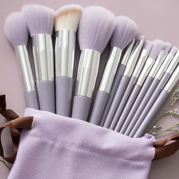 Makeupbørstesæt - Værktøjssæt - Blandet Lilla Makeup