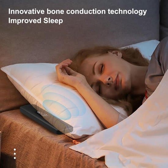 Mini knogleledning hovedpudehøjttaler med Bluetooth 5.3 - Ideel til meditation og søvn