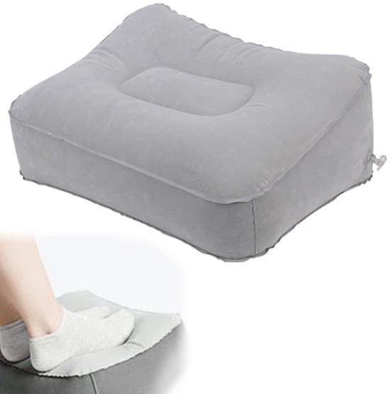 Dailygoods - Ilmatäytteinen jalkatukityyny - Matkatyyny