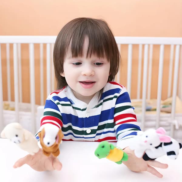 Baby Fingerdockor Set, 10-pack. Fingerdockor kan användas