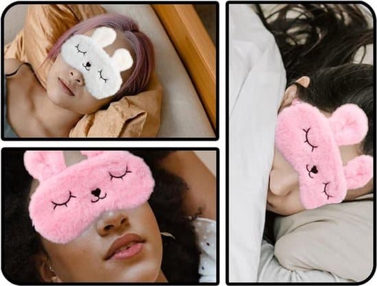 2-pak søde 3D dyre-øjnemasker, velegnet til børn og piger - hvid og pink