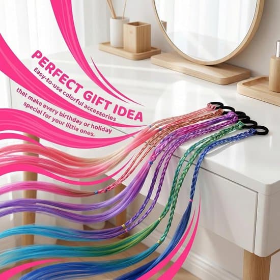 Hårband för barn - Flätade hårband - Vardagsfrisyrer - Slitstarkt och elastiskt material - 2-pack - Färggradient