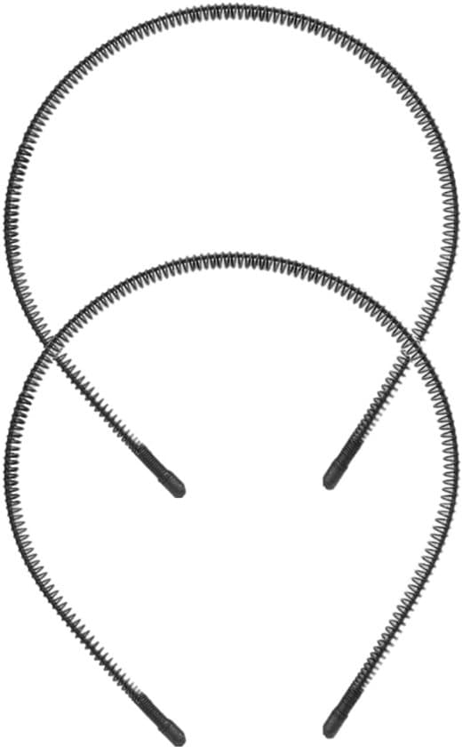 Hårband i metall, 2 hårband, pannband, hårbåge, elastiska pannband
