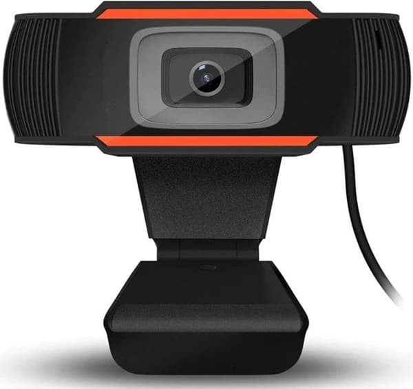 Webcam m/ mikrofon, stereo lyskorrektion, plug & play USB webcam, HD online, Velegnet til computere, laptops, Windows