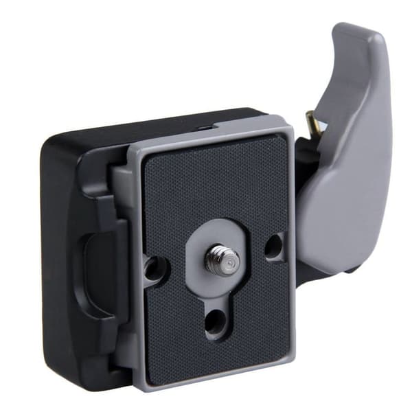 Kamera quick-release adapter + quick-release plade, kompatibel med Manfrotto 200PL-14 quick-release plade