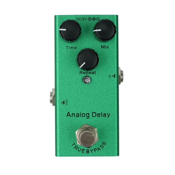 Pro gitarrutrustning, retroeffekt elgitarrpedal-analog delay