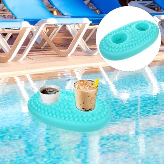 Oppustelig Drikkekopholder Flydering med Tropisk Tema til Strand- og Poolfester