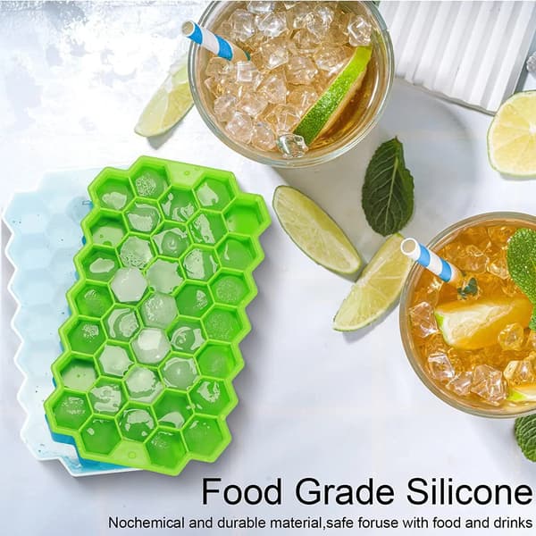 Grids isbitsbrickor kuber fryst silikon isbitsform whisky DIY-form grön