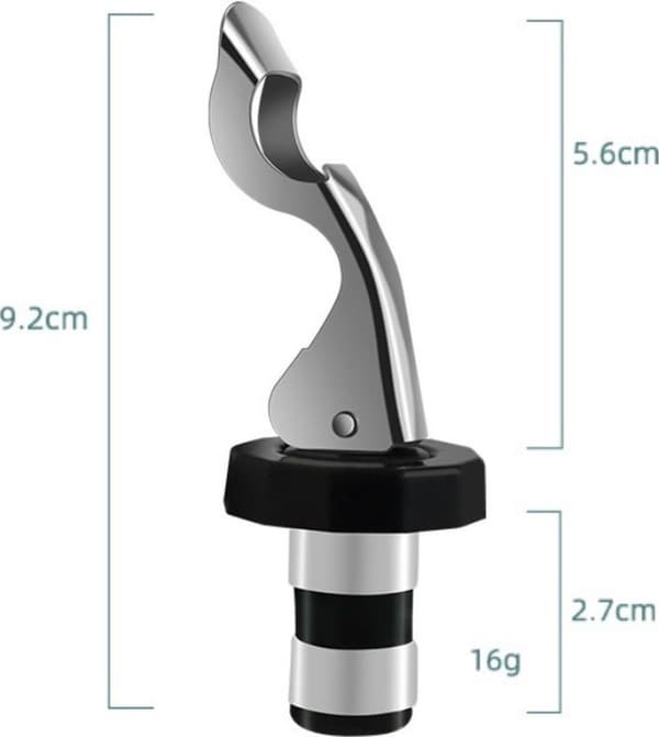 4-pack vinkorkar med spak, lämpliga för champagne, prosecco och ölglasflaskor