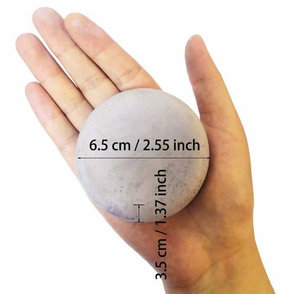 Silikoneform - 1 stk, rund søpindsvin silikoneform, 4 hulrum - velegnet til cement/gips
