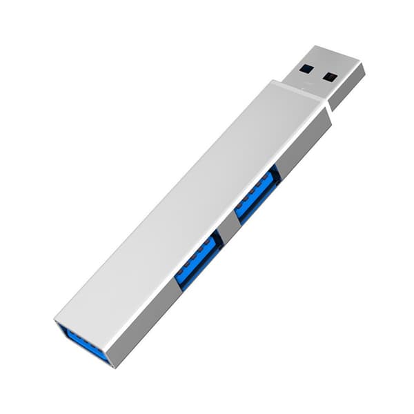 2 stk. adapter splitter 3.0 interface hub computer multifunktionel dockingstation en til tre USB-forlænger (uden usb-c interface)