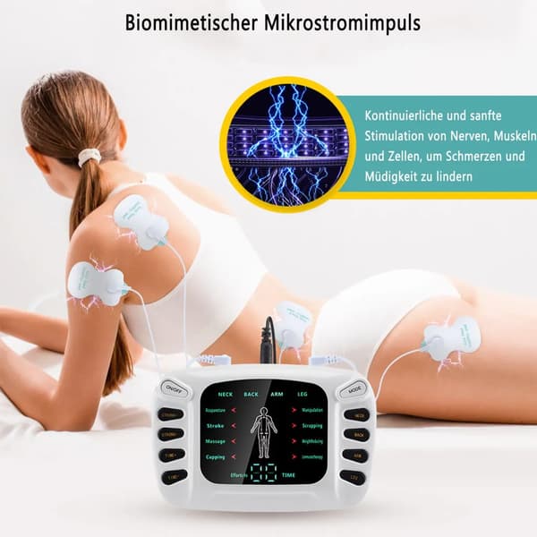 Terapeutisk massager, pulsmassager, 8 tilstande