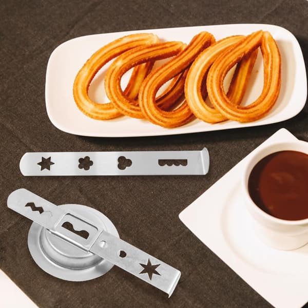 Stykker Cookie Press Tilbehør Rustfrit Stål Forbindelsesring Kiksform