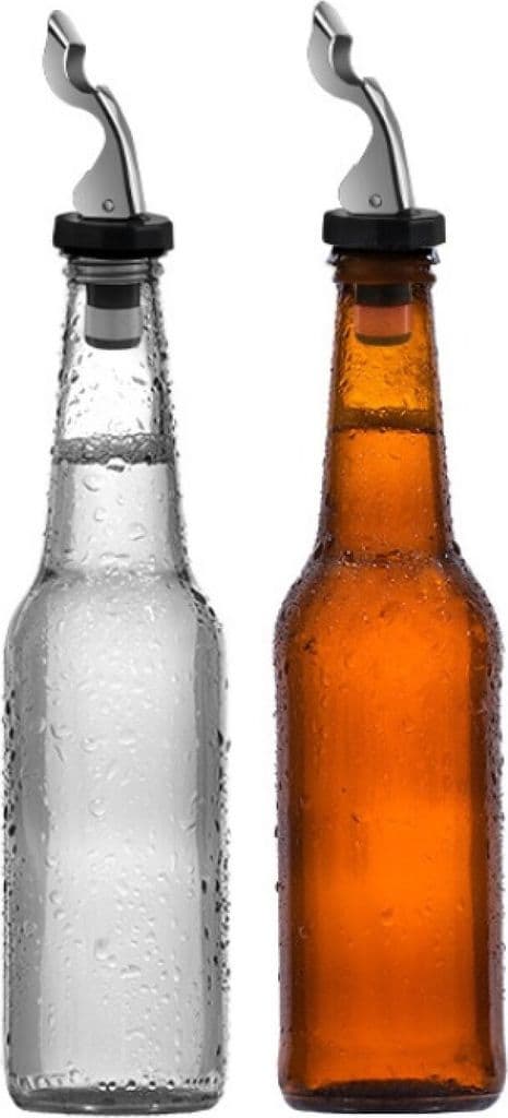 4-pack vinkorkar med spak, lämpliga för champagne, prosecco och ölglasflaskor