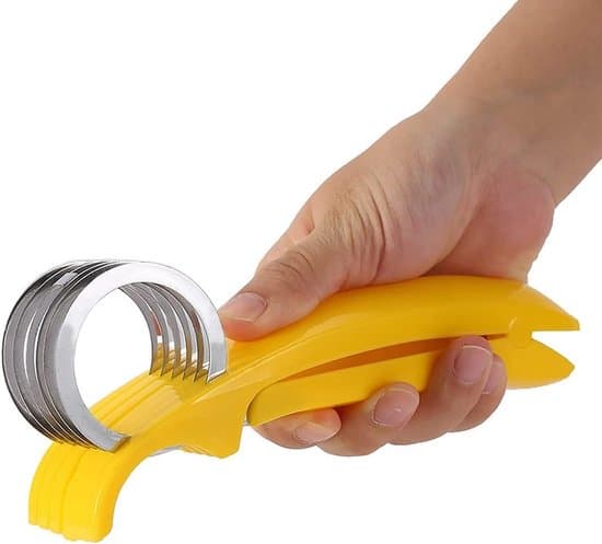 Sæt med 3 bananskærere i rustfrit stål