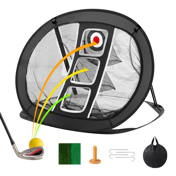 Golf Chipping Net Pop Up Golf Practice Net Bärbart Inomhus Träningshjälpmedel