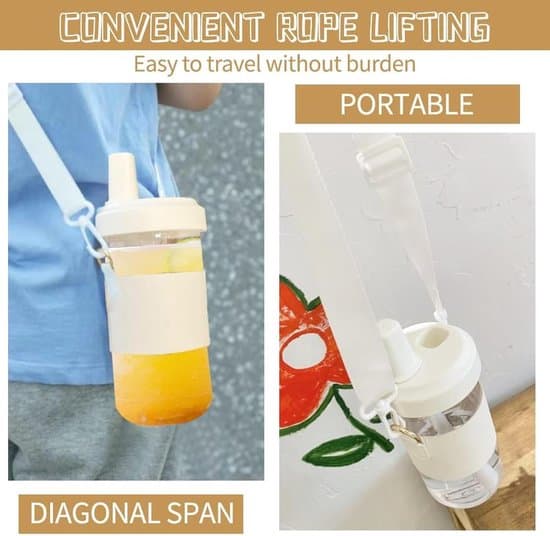 Bubble Tea Mugg - 500 ml - Återanvändbart Glas - Flerfärgad