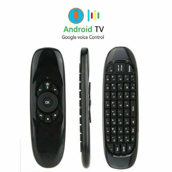 Äänikaukosäädin Google Air Mouse Bluetooth USB PC Smart TV -boksit