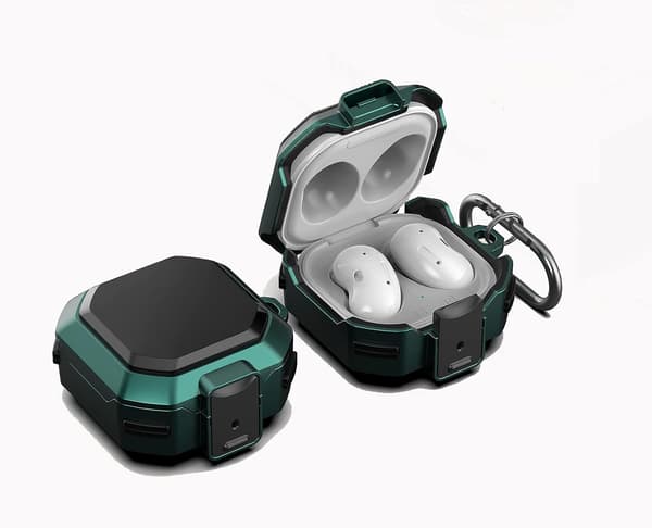 2-pak etui TPU PC karabinhage sort grøn