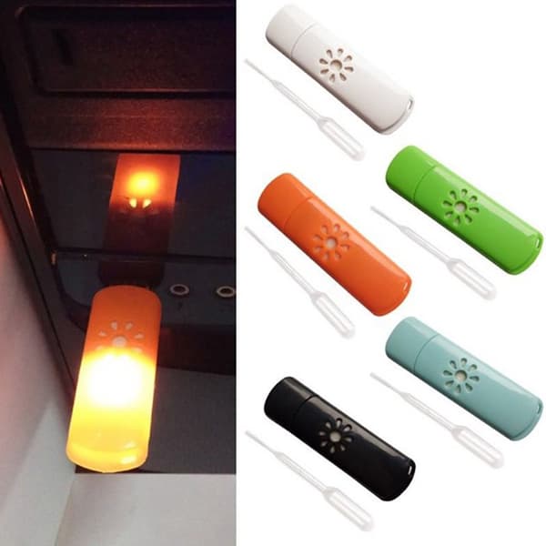 5 stk. Mini USB Bil Aromaterapi Diffuser Luftfugter Æterisk Olie Luft