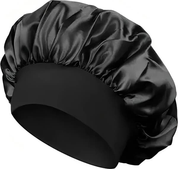 Satin Nathue – Nathue – Satin Hat – Hårnet – 1 Styk – Sort