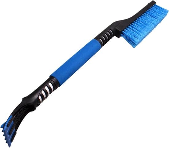 Bilisskrapa - Snöborste - Skrapa Bilrutor - Justerbart Huvud - Utdragbar 61 cm - Blå