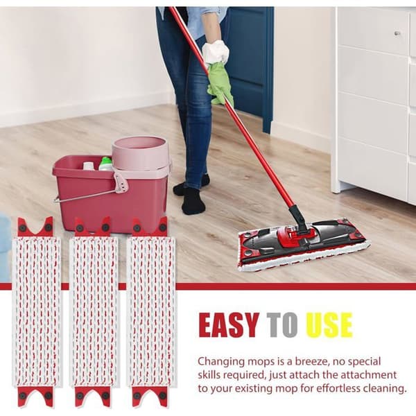 Ersättningsmoppdynor för Vileda mikrofibermoppset (3-pack) och även för Vileda Ultramax 2-i-1 absorberande moppbytespaket.