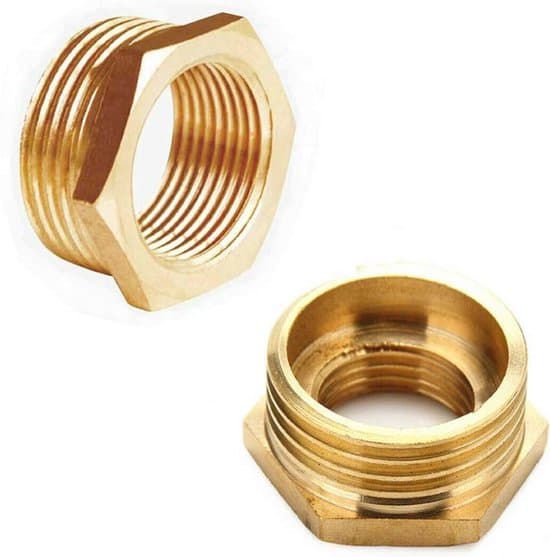 3/4\" til 3/8\" indvendigt gevind BSP-fitting til havevandingsrør - 2-pak