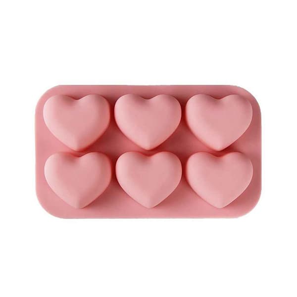 Chokoladeform sæt, Valentinsdag silikone bageform, chokoladeform - pink