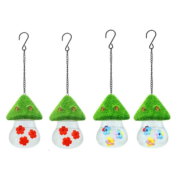 4-delt udendørs hængende havefuglefodersæt