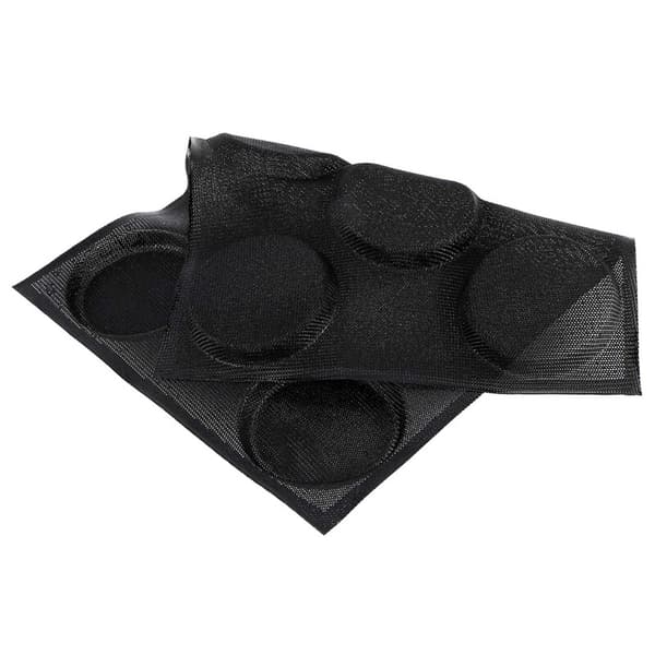 Silikone Hamburger Brødforme Perforerede Non-Stick Bageplader