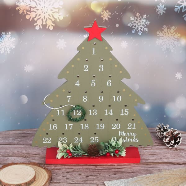 Julkalender Skrivbordsdekoration