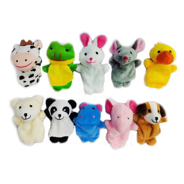 Baby Fingerdockor Set, 10-pack. Fingerdockor kan användas