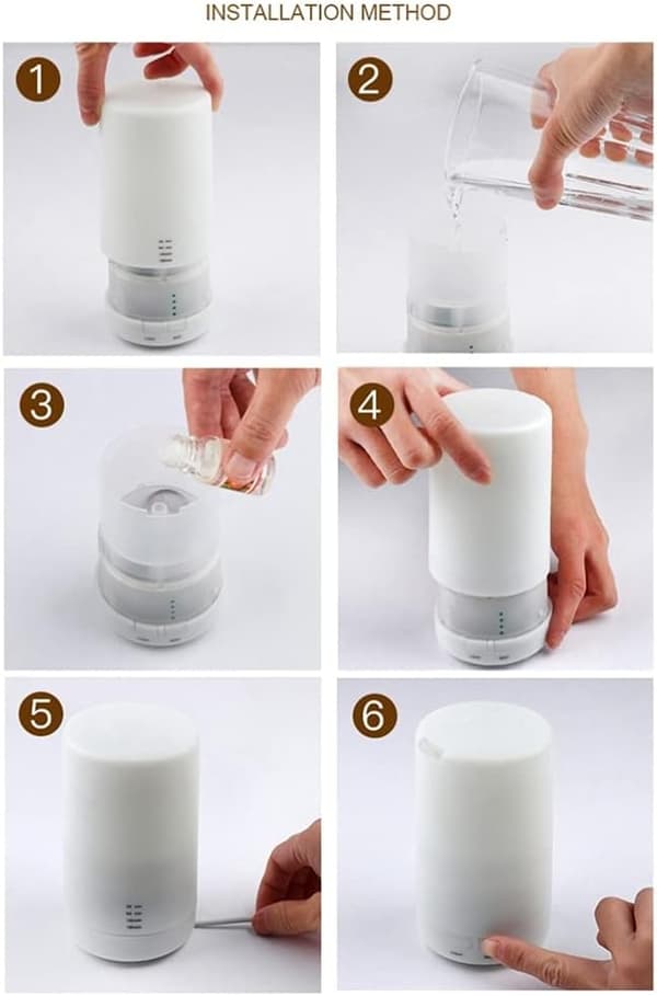 Soveværelsesluftfugter, aromadiffuser, æterisk oliediffuser, USB-aromadiffuser, USB-aromadiffuser.