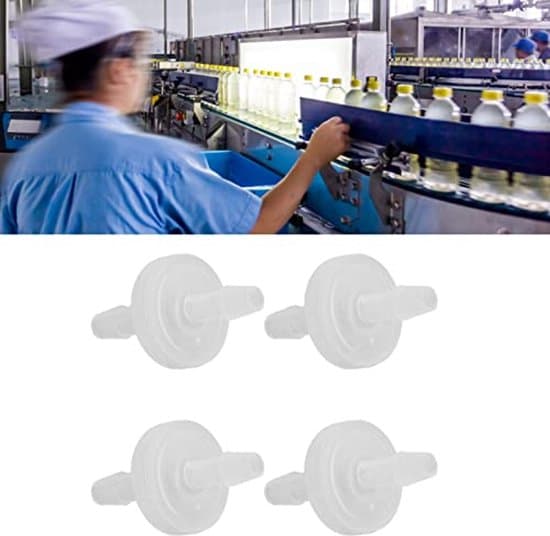 12-pack 4mm Akvariebackventiler - Olje- och Ozonbeständiga - PP-material