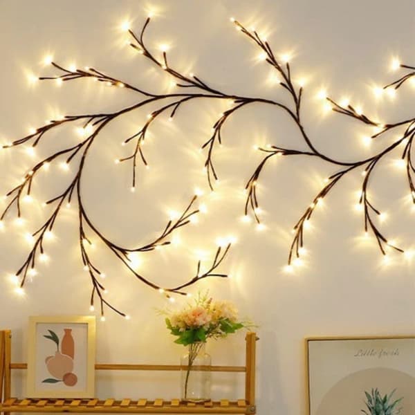 2,4 m vide ljusslinga 144 LED-lampor